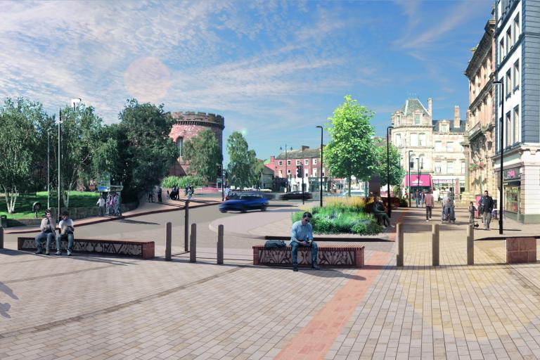 Artist impression of Court Square