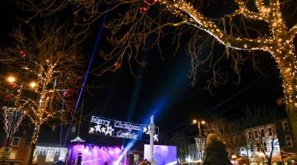 Christmas lights in Carlisle