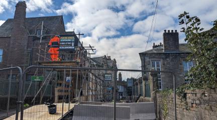 Walkway installed in Cockermouth after collapse of Old Court House building