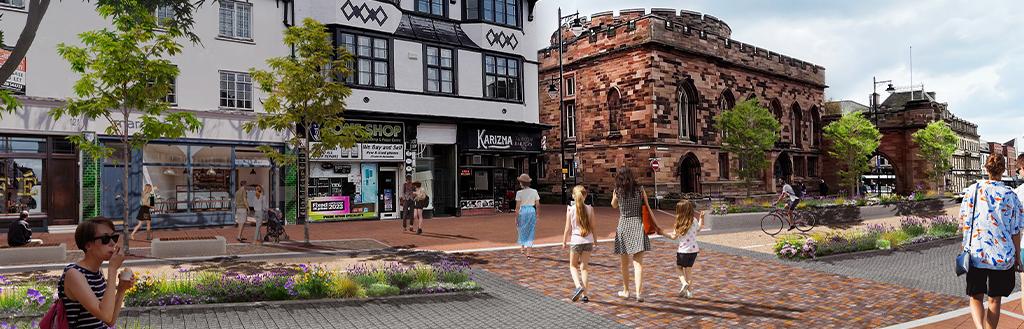 Artist's impression of English Street