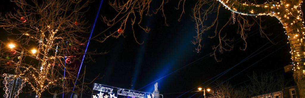 Christmas lights in Carlisle