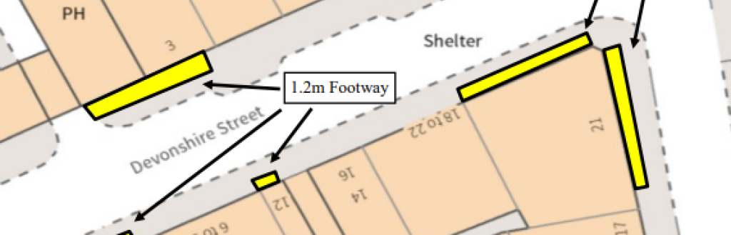 Devonshire Street Carlisle highway closure map