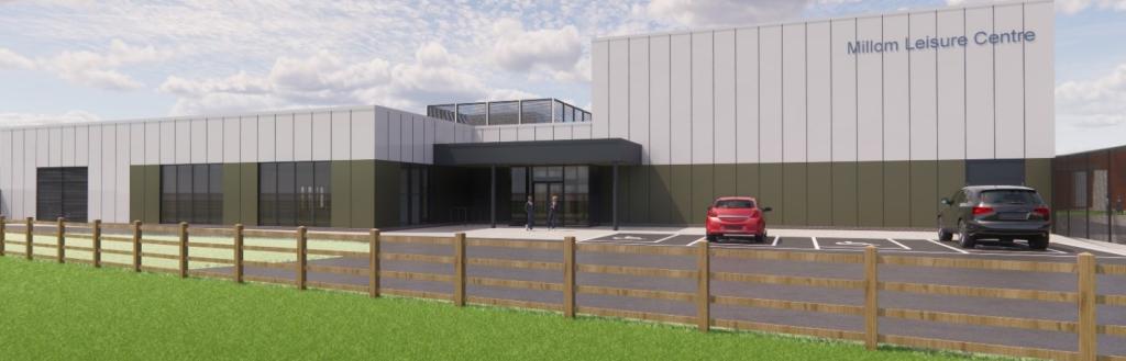 Artist's impression of Millom Leisure Centre