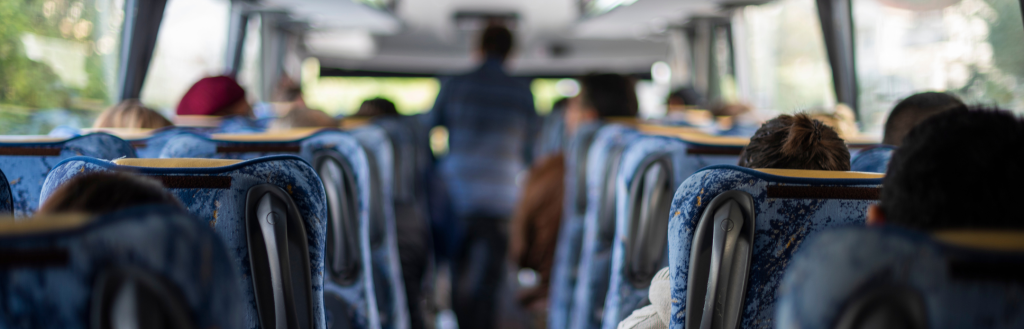 Inside of coach 