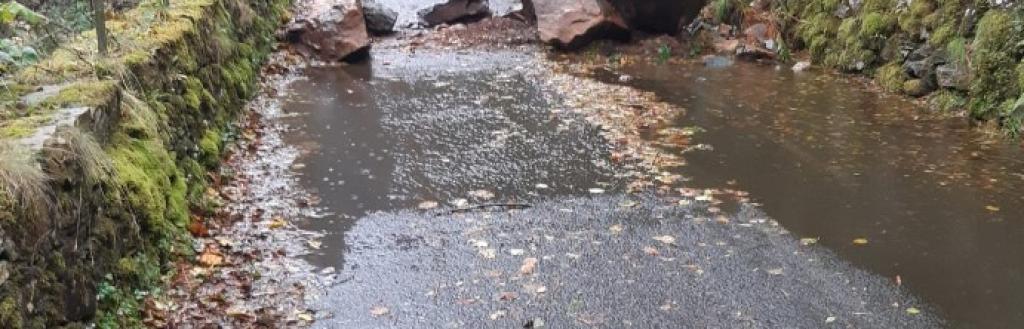 Rockfall at Thirlmere