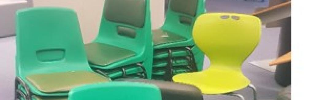 Chairs in Carlisle library 